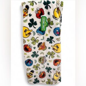 Sesame Street St. Patrick’s Day Plush Throw Blanket